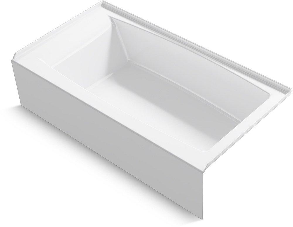 KOHLER Entity™ 60 in. x 32 in. Alcove Bathtub with Right Drain