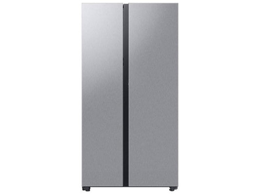 Samsung Bespoke 22.6 cu. ft. Counter Depth and Side-By-Side Refrigerator in Stainless Steel