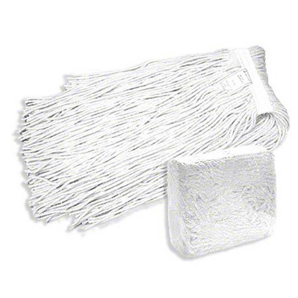 32 oz. Cotton and Reinforced Plastic Mop in White (Case of 12)