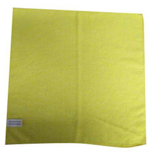 16X16 MICROFIBER CLOTH YELLOW 12PK