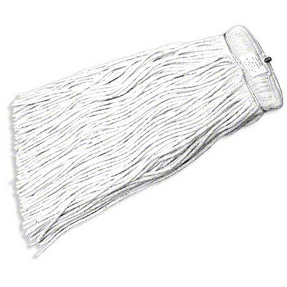 32 oz. Reinforced Plastic, Synthetic Fiber and Metal Mop in White (Case of 12)