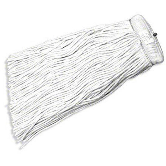 32 oz. Reinforced Plastic, Synthetic Fiber and Metal Mop in White (Case of 12)