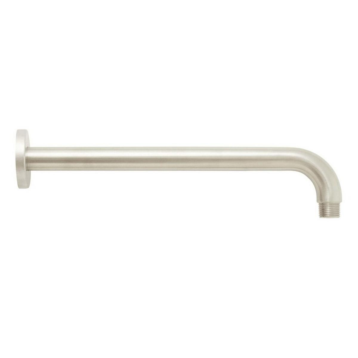 Signature Hardware Elita Pressure Balanced Shower Only Trim Package in Brushed Nickel with Cross Handle - Includes Valve