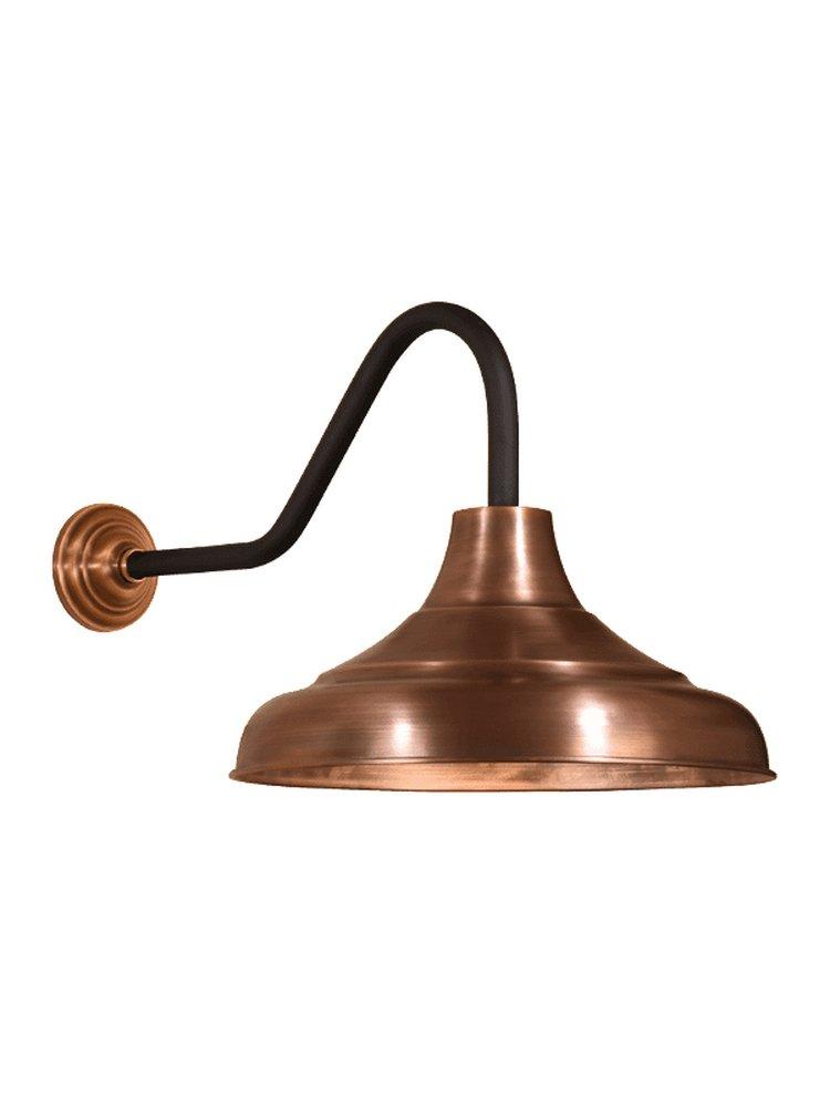 The Coppersmith Key Largo 60W 1-Light 12-1/2 in. Outdoor Wall Sconce in Antique Copper