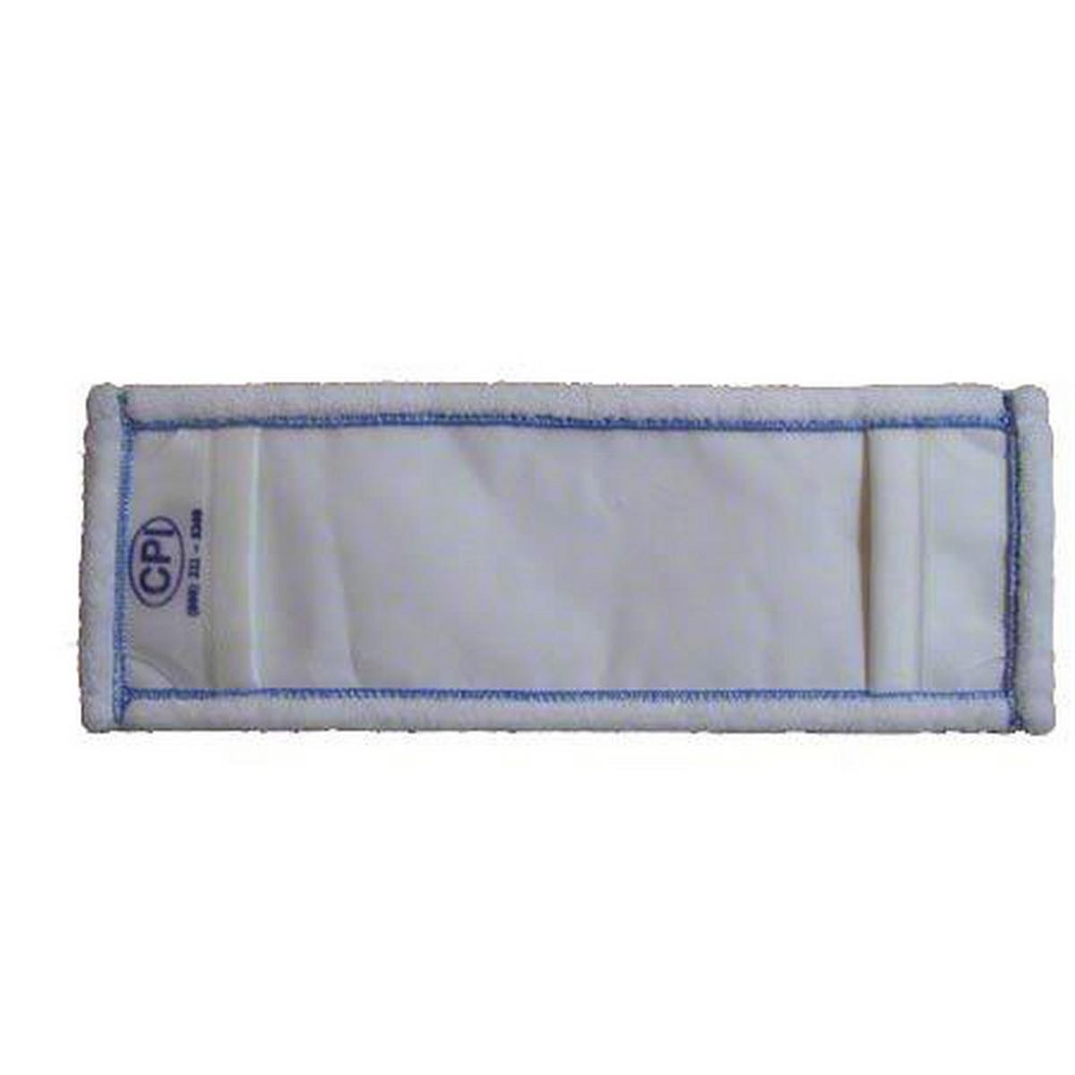 18 in. Microfiber Mop in White and Blue