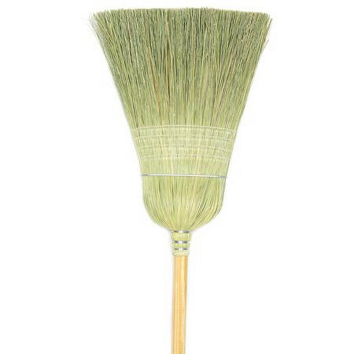 42 in. Fiber Broom in Purple