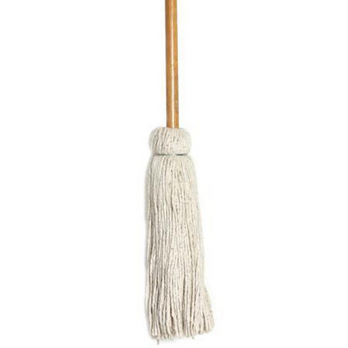 Cotton and Wood Mop