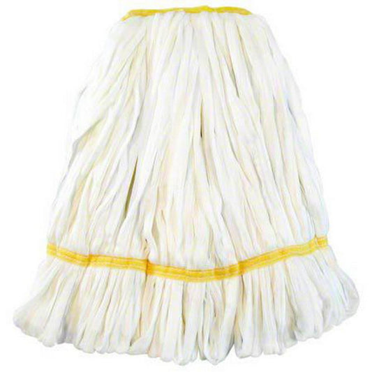 41 in. Fiber and Synthetic Fiber Mop in White (Case of 12)