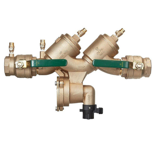 Watts LF919 Series 2 in Copper Silicon Alloy FPT Reduced Pressure Zone Assembly with Quarter-Turn Ball Valves and Flood Sensor