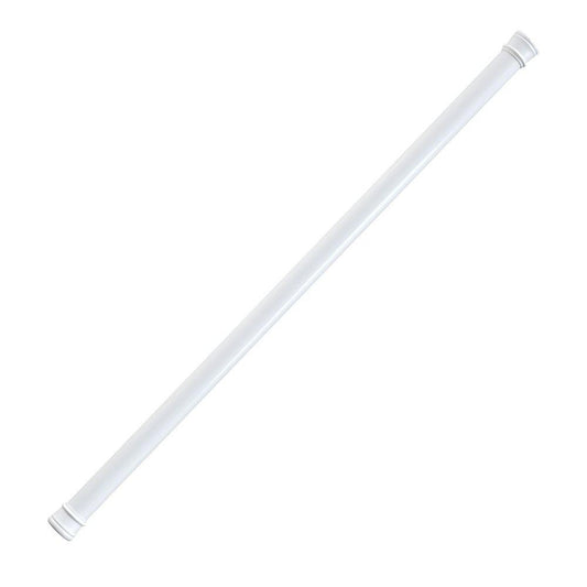 36-63 in. Adjustable Spring Tension Rod in White