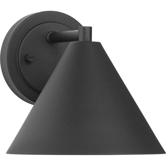 Progress Lighting Ward 1-Light Outdoor Wall Sconce in Textured Black