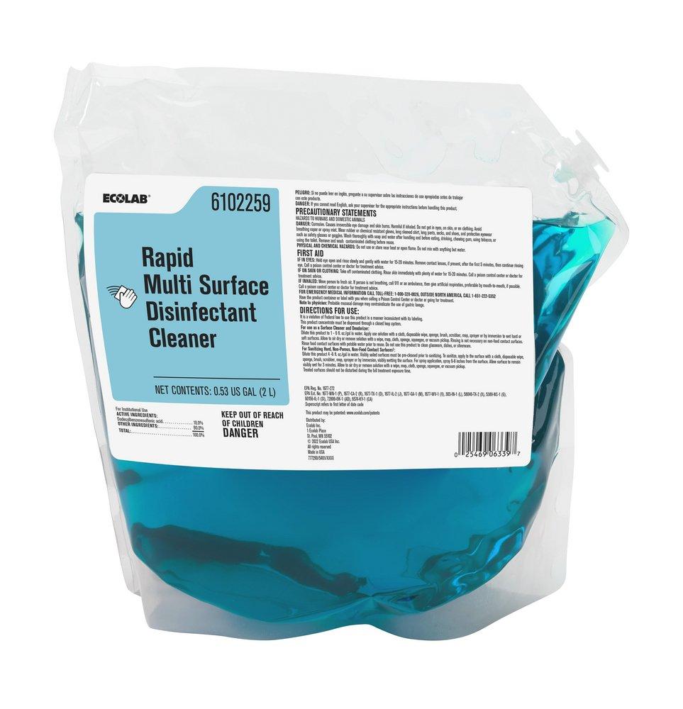 2 L Rapid Multi-Surface Disinfectant Cleaner (Case of 2)