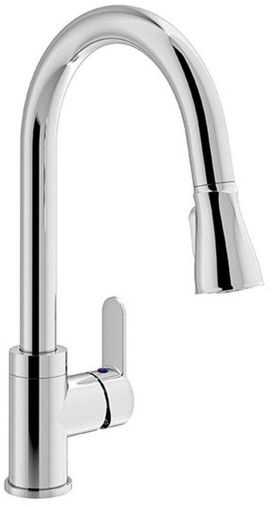 Symmons Industries Identity Single Handle Kitchen Faucet in Polished Chrome