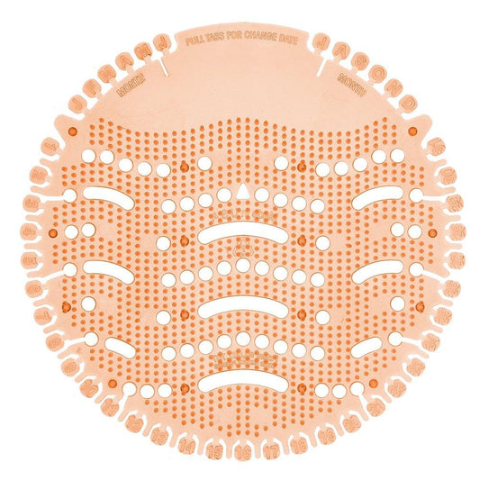 Fresh Products Wave 1.5 30-Day Urinal Screen in Mango (Box of 10, Case of 6)