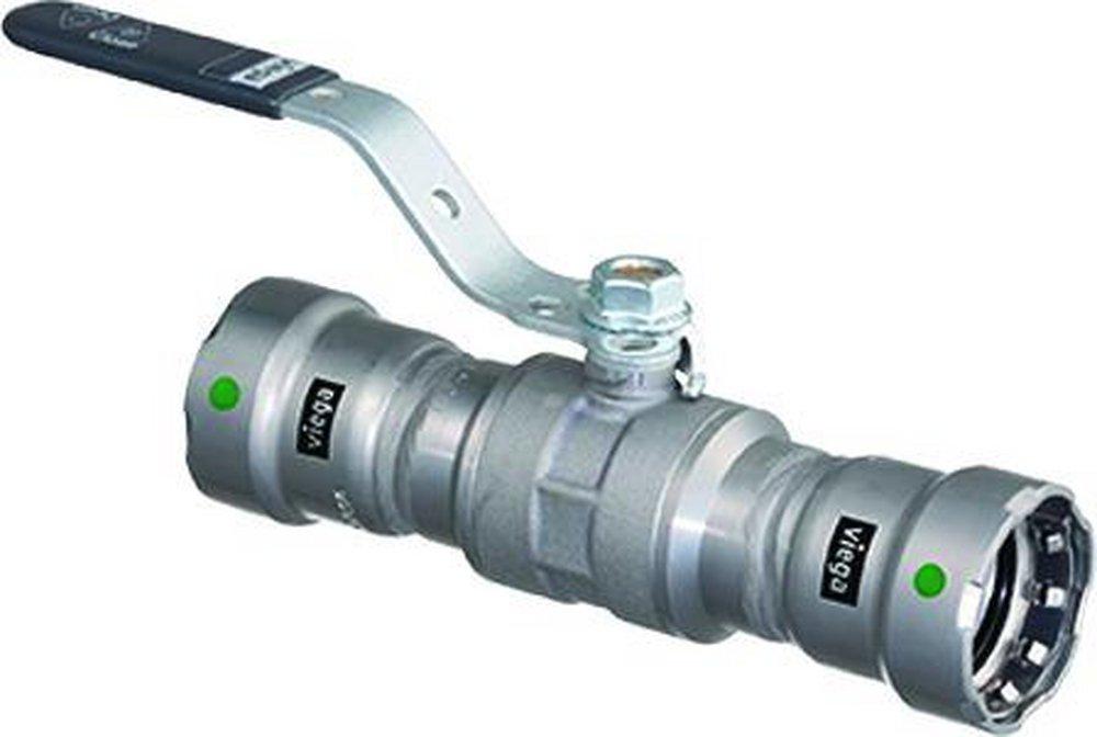 1-1/4 in Carbon Steel Full Port Press Ball Valve