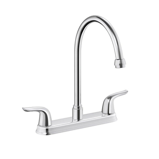 Two Handle Kitchen Faucet in Polished Chrome