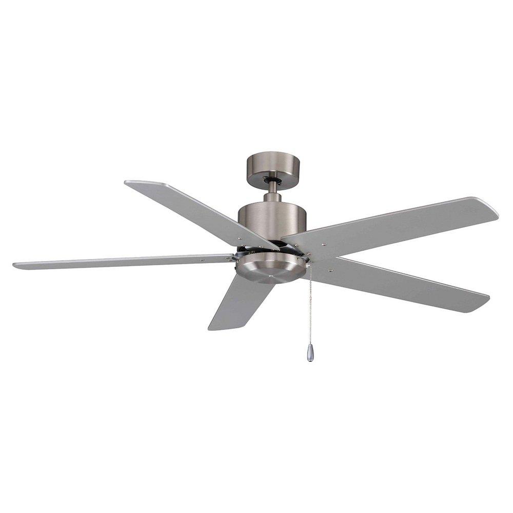 RP Lighting Aldea VI 52 in. 5-Blade Indoor Ceiling Fan in Brushed Nickel