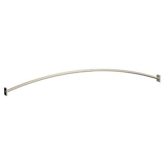 Moen Triva BRUSHED NICKEL ADJUSTABLE CURVED SHOWER ROD