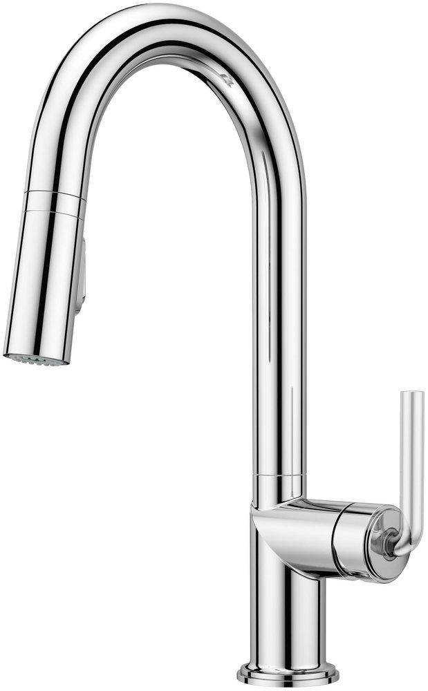 Pfister Tenet Single Handle Kitchen Faucet in Polished Chrome