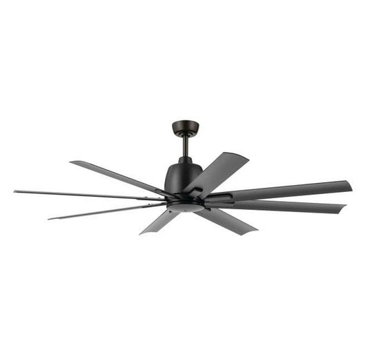 Kichler Lighting Breda 52in. Indoor 5-Blade Satin Black Ceiling Fan
