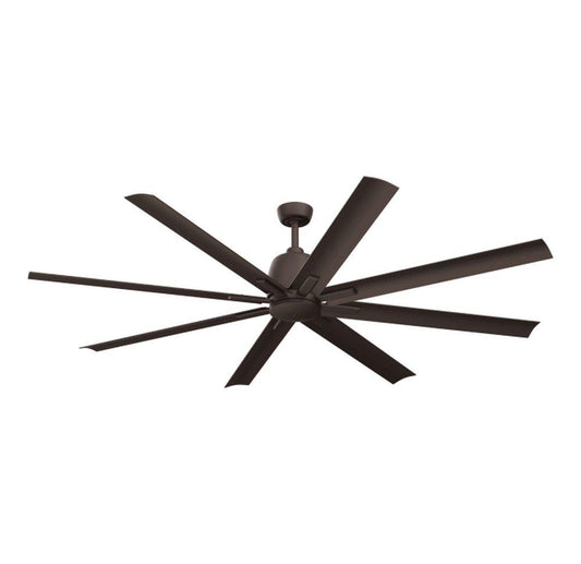 Kichler Lighting Breda 75in. 8-Blade Indoor / Outdoor Ceiling Fan in Satin Natural Bronze