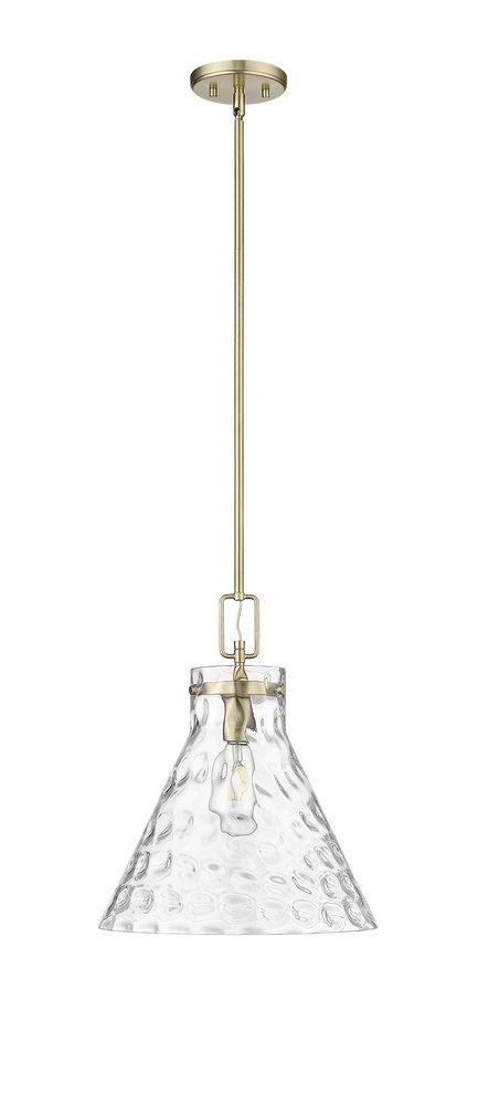 Millennium Lighting Barlon 1-Light Pendant Light in Modern Gold