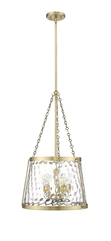 Millennium Lighting Adabella 5-Light Pendant Light in Vintage Brass