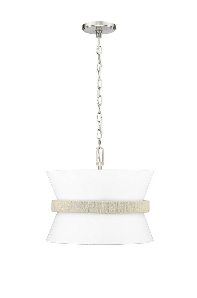 Millennium Lighting Kimbry 3-Light Pendant Light in Brushed Nickel