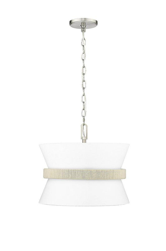 Millennium Lighting Kimbry 3-Light Pendant Light in Brushed Nickel