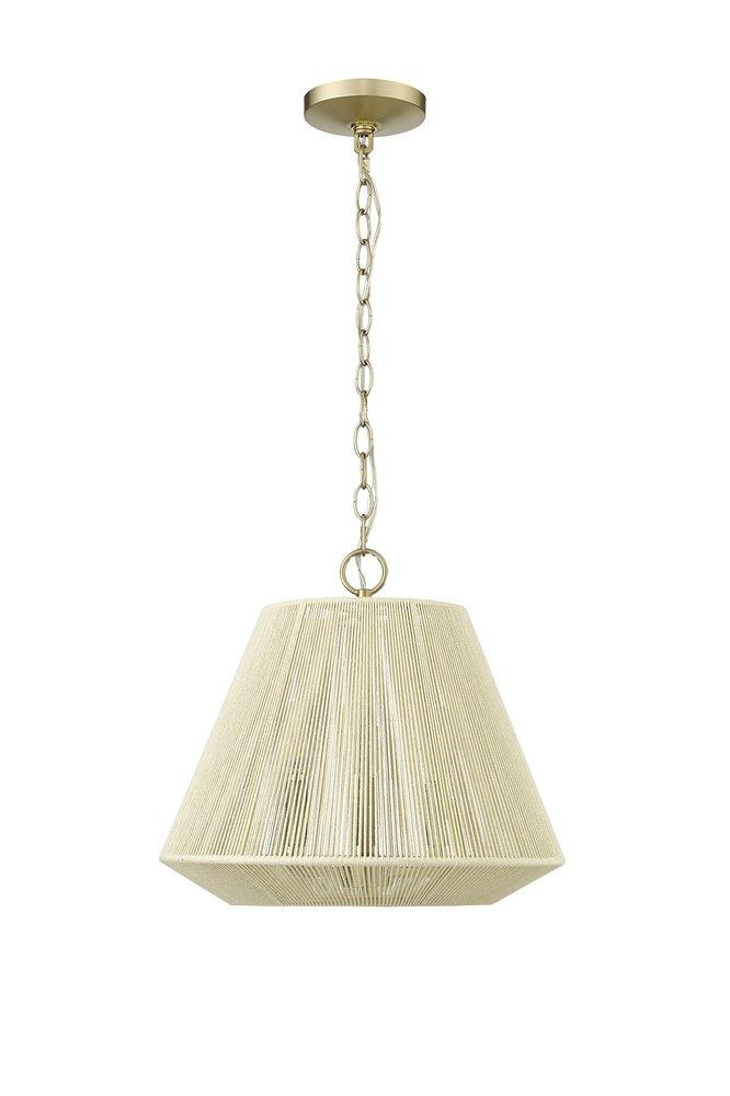 Millennium Lighting Sterling 3-Light Pendant Light in Modern Gold