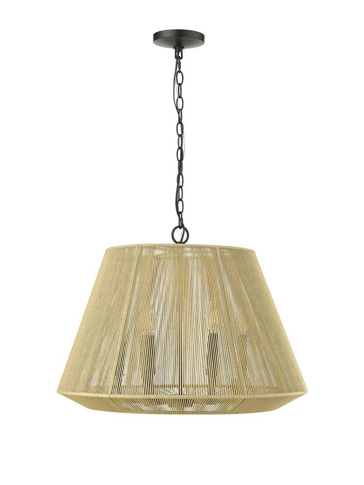 Millennium Lighting Sterling 6-Light Pendant Light in Matte Black