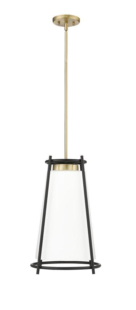 Millennium Lighting Milroe 1-Light Pendant Light in Vintage Brass
