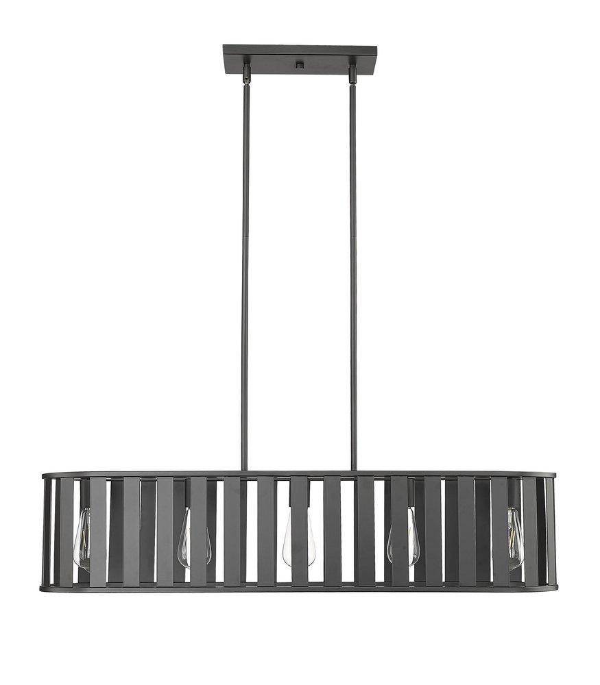 Millennium Lighting Stella 5-Light Chandelier Ceiling Light in Matte Black