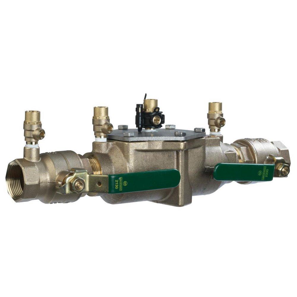 Watts 007 Series 1-1/2 in. Bronze Double Check Valve Assembly with Quarter-Turn Ball Valve