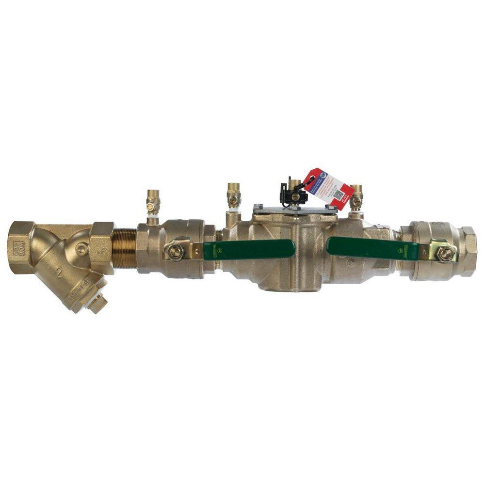 Watts LF007 Series 2 in. Bronze Double Check Valve Backflow Preventer Assembly