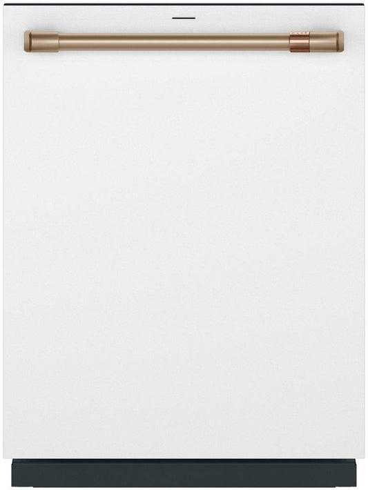 Stainless Interior Smart Dishwasher in Matte White