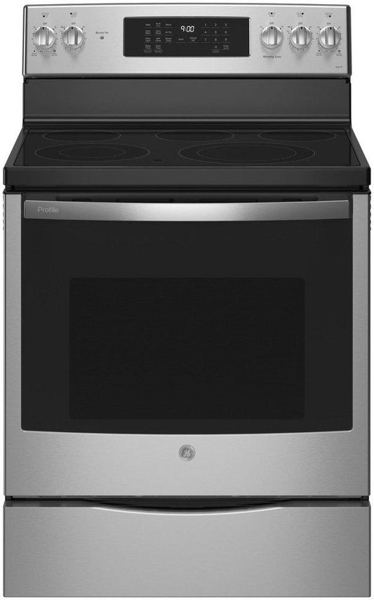 30 in. 5-Burner Electric Freestanding Range in Stainless