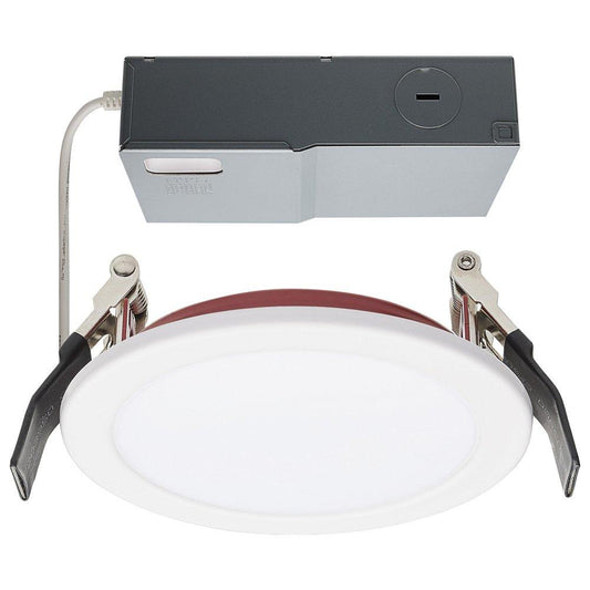 4" Fire-Rated LED Downlight, 10W, CCT Selectable in White Finish