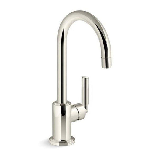 Kallista Vir Stil® Minimal Single Handle Bar Faucet in Polished Nickel