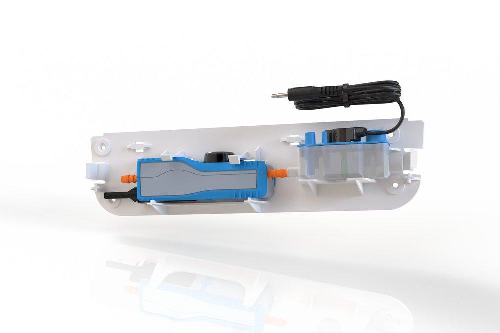 Blue Diamond Pumps MicroBlue® 1.3 gph Condensate Pump with Slim Fascia Kit