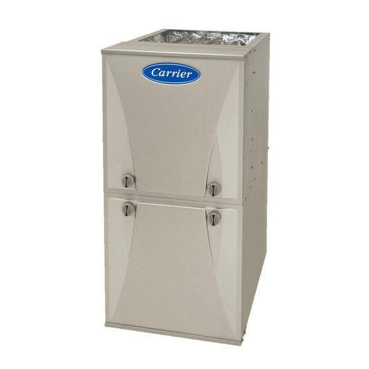 Carrier Corporation Comfort™ 95.00% AFUE 140000 BTU Downflow, Horizontal and Upflow ECM Constant Torque Single-Stage Furnace