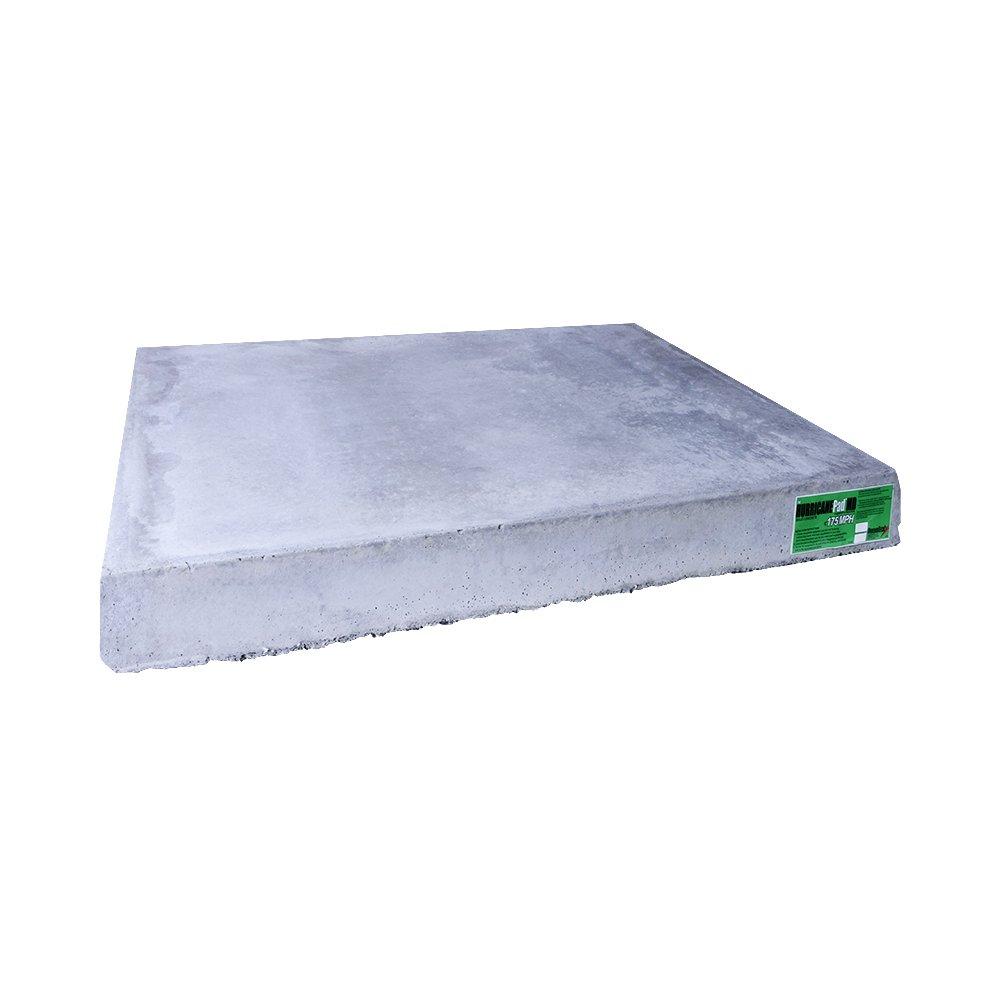 36 in. x 36 in. x 4 in. Concrete Equipment Pad - Grey