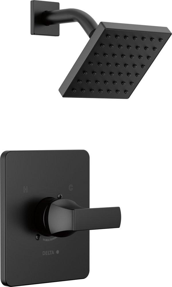 Delta Faucet Velum™ One Handle Single Function Shower Faucet in Matte Black (Trim Only)