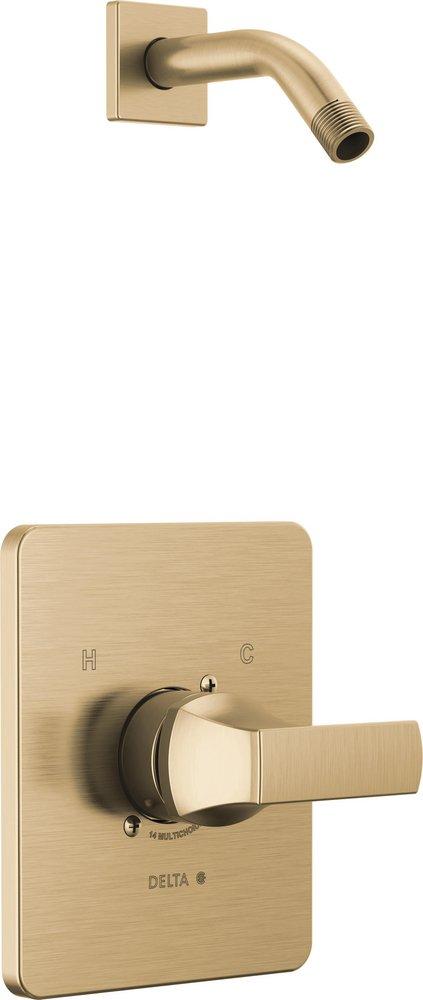 Delta Faucet Velum™ Single Handle Shower Faucet in Champagne Bronze (Trim Only) (Showerhead Sold Separately)