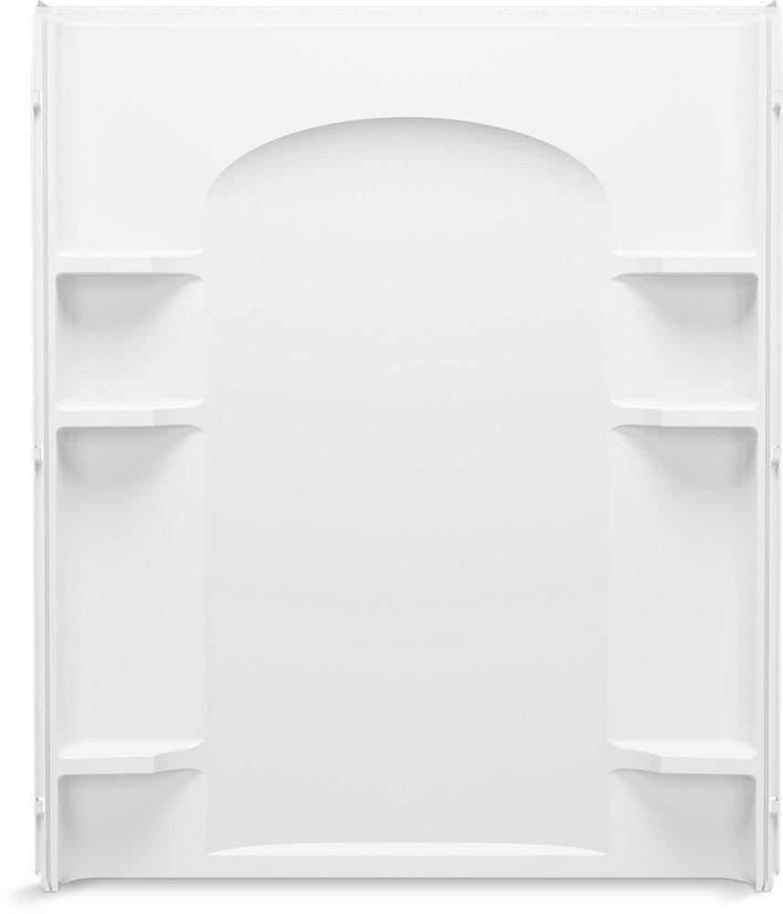 Sterling Ensemble™ Curve 60 in. Vikrell Shower Back Wall in White