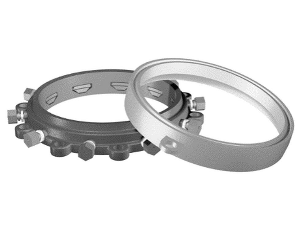 6 in. 304 Stainless Steel Restrained Flange Adapter
