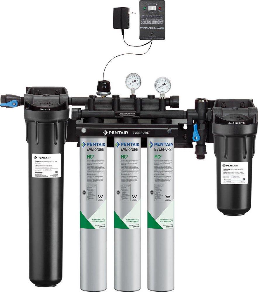 High Flow CSR Triple-MC2 with LPA 27K gal. 5 gpm Water Filter System