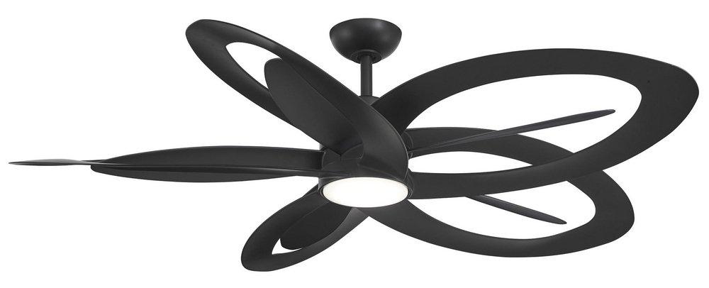 Minka Aire Pinup 60 in. 10-Blade Ceiling Fan in Coal
