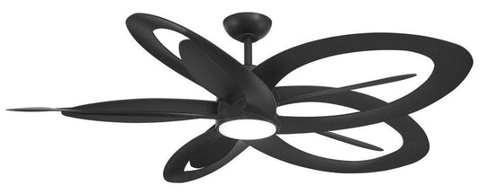 Minka Aire Pinup 60 in. 10-Blade Ceiling Fan in Coal