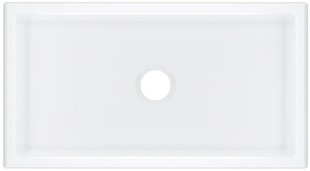 Shaws® Shaker™ 33 in. Undermount Fireclay Single Bowl Kitchen Sink in White